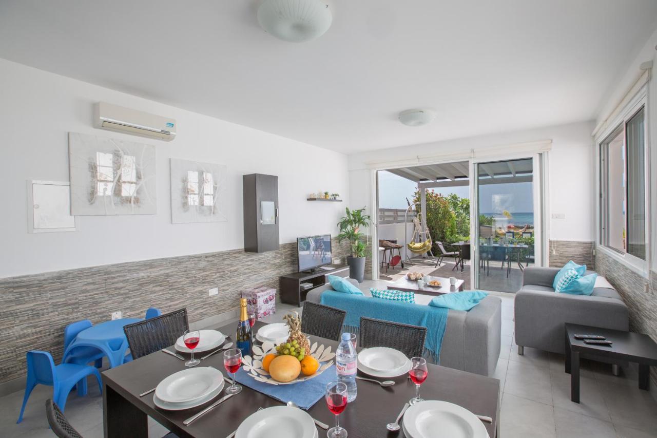 Villa Suri, Luxury Seafront Villa Ayia Napa Bagian luar foto